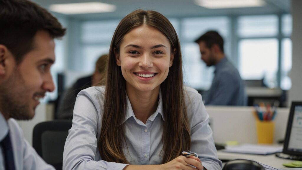 Happy Young Woman
