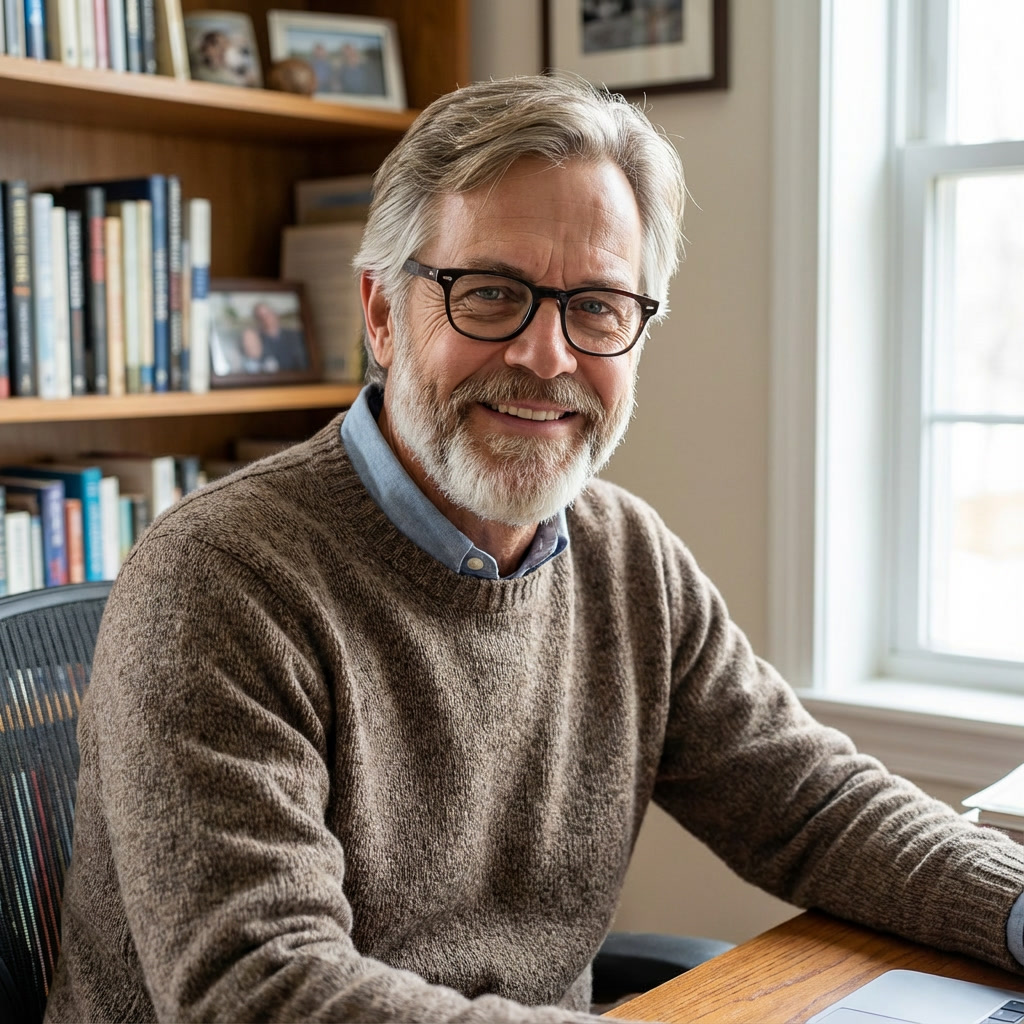 Alan Saunders Office Shot